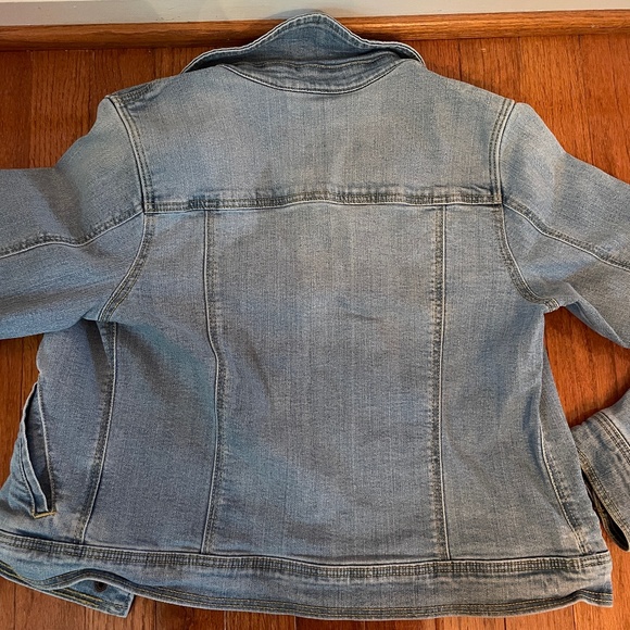 Cat & Jack Girls Jean Jacket size L 10/12 - Picture 5 of 6